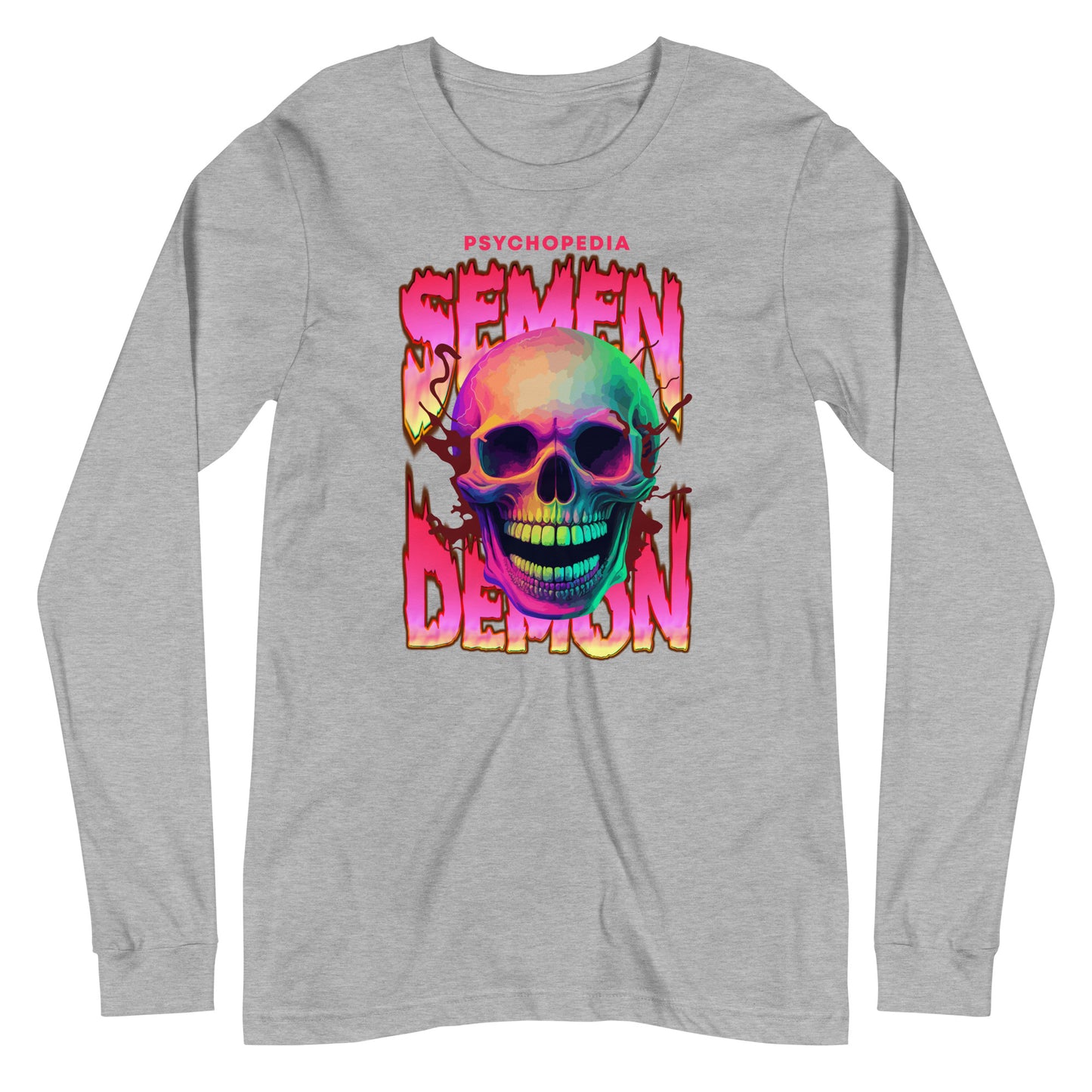 Semen Demon Skull - Unisex Long Sleeve Tee