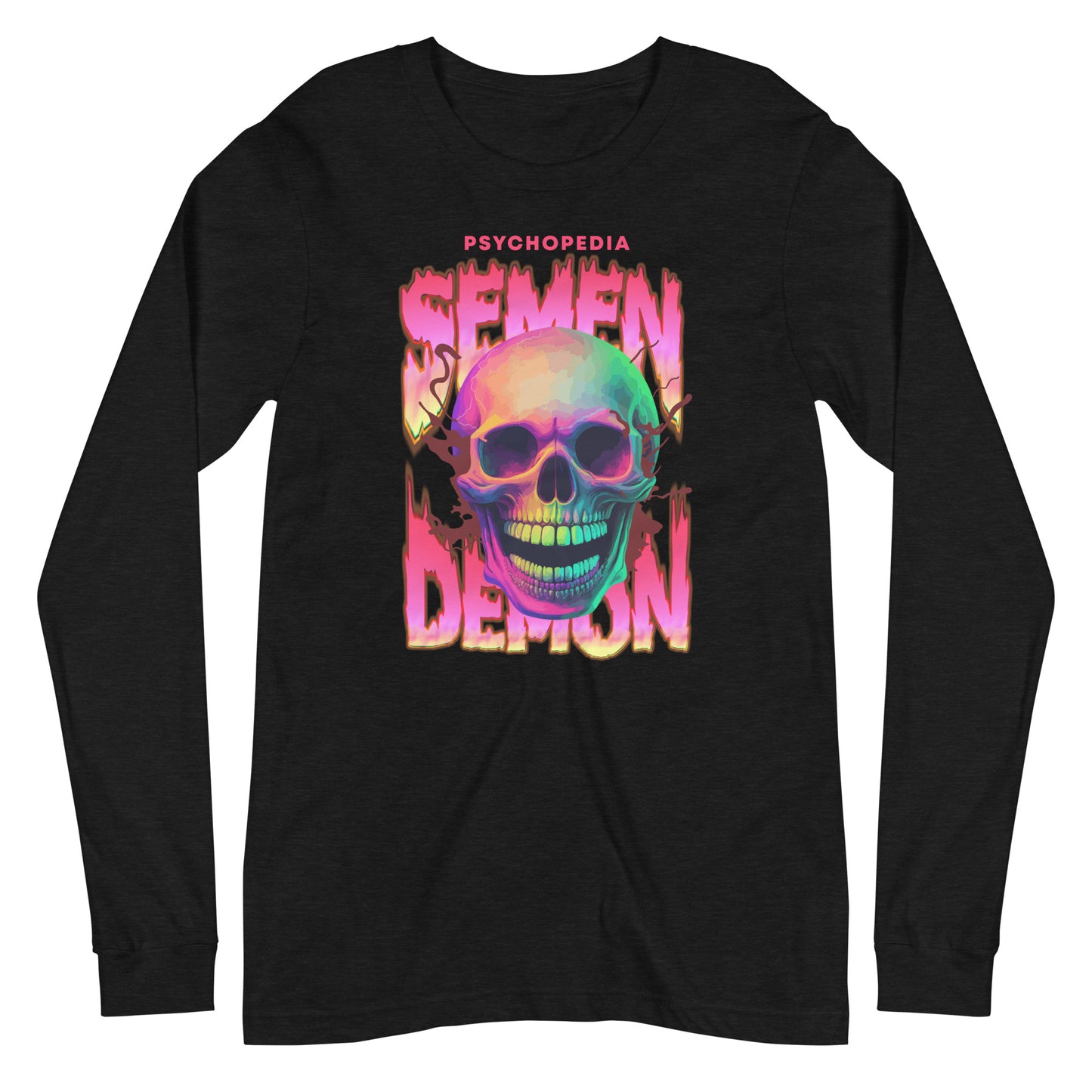 Semen Demon Skull - Unisex Long Sleeve Tee