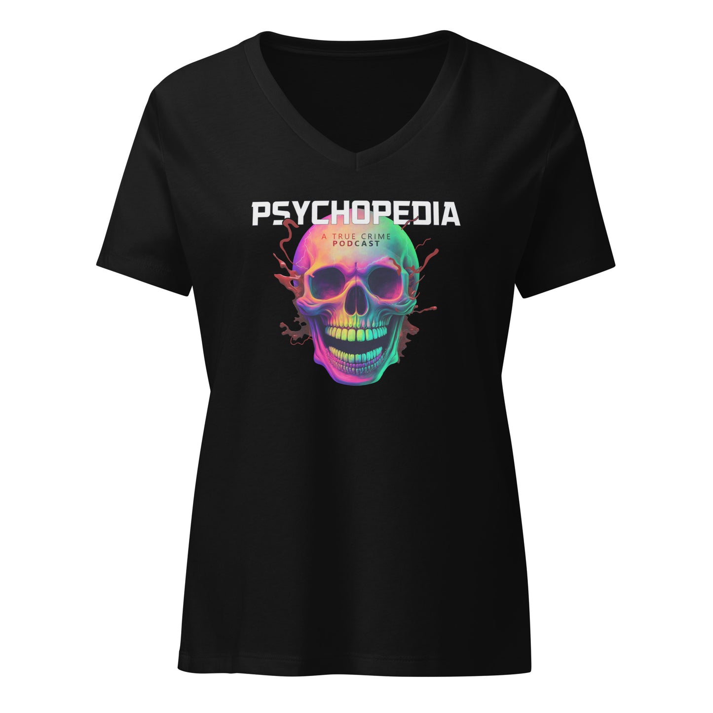 Psychopedia Logo - Women’s V-neck Tee