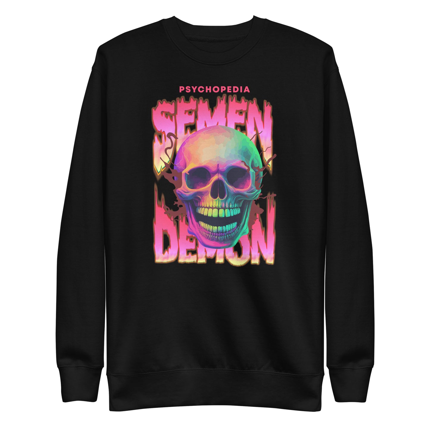 Semen demon Skull - Unisex Premium Sweatshirt