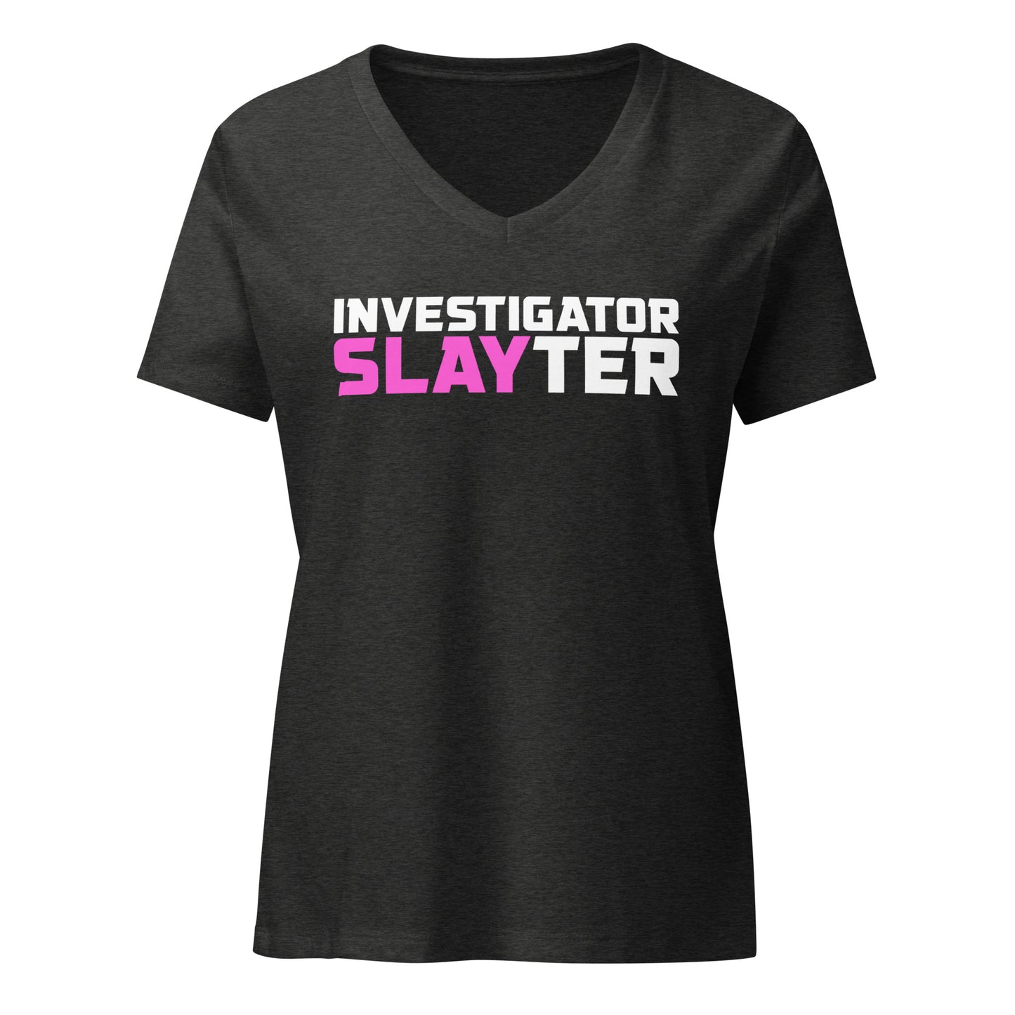 Investigator Slayter - Women’s V-neck Tee