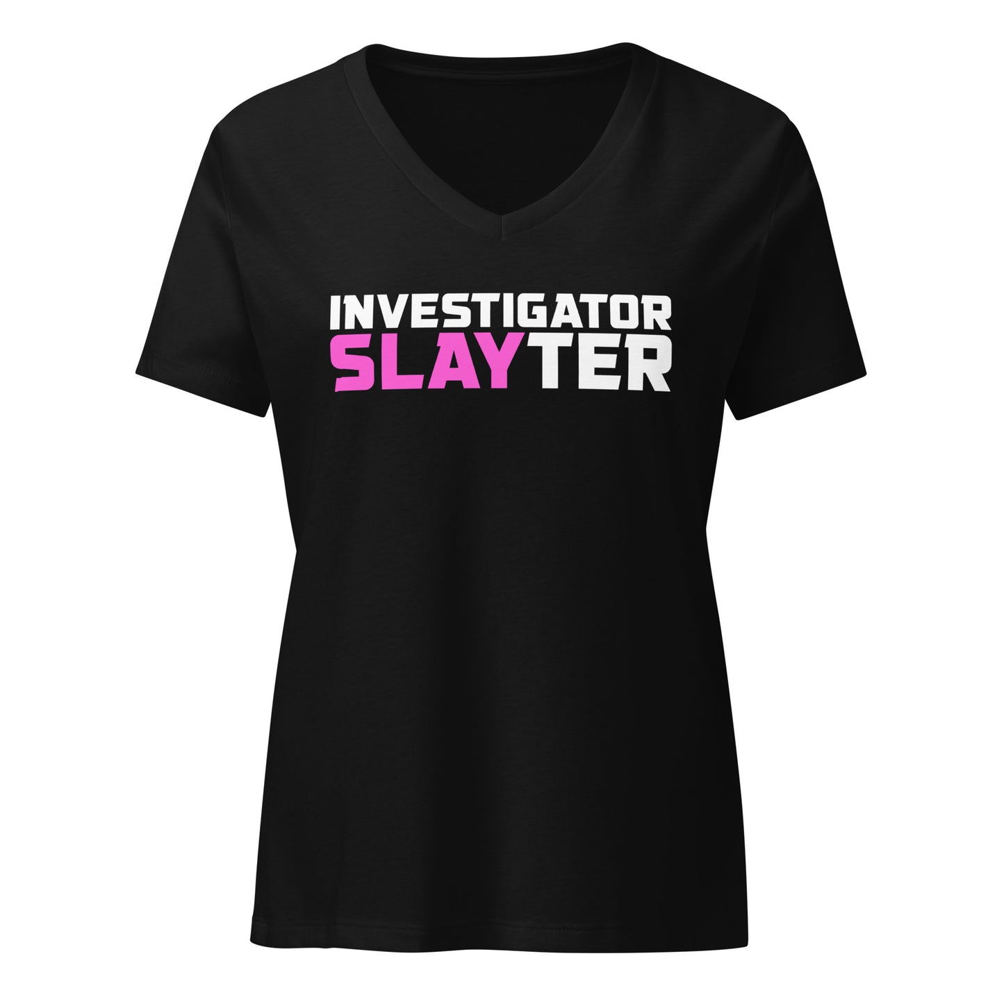 Investigator Slayter - Women’s V-neck Tee