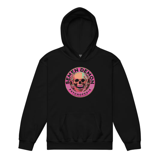 Semen Demon Skull Badge - Kid's Hoodie